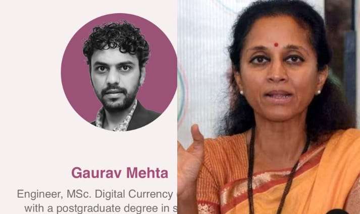 WhatsApp chat & audio clips between NCPs Supriya Sule & Crypto expert Gaurav Mehta yet to verify